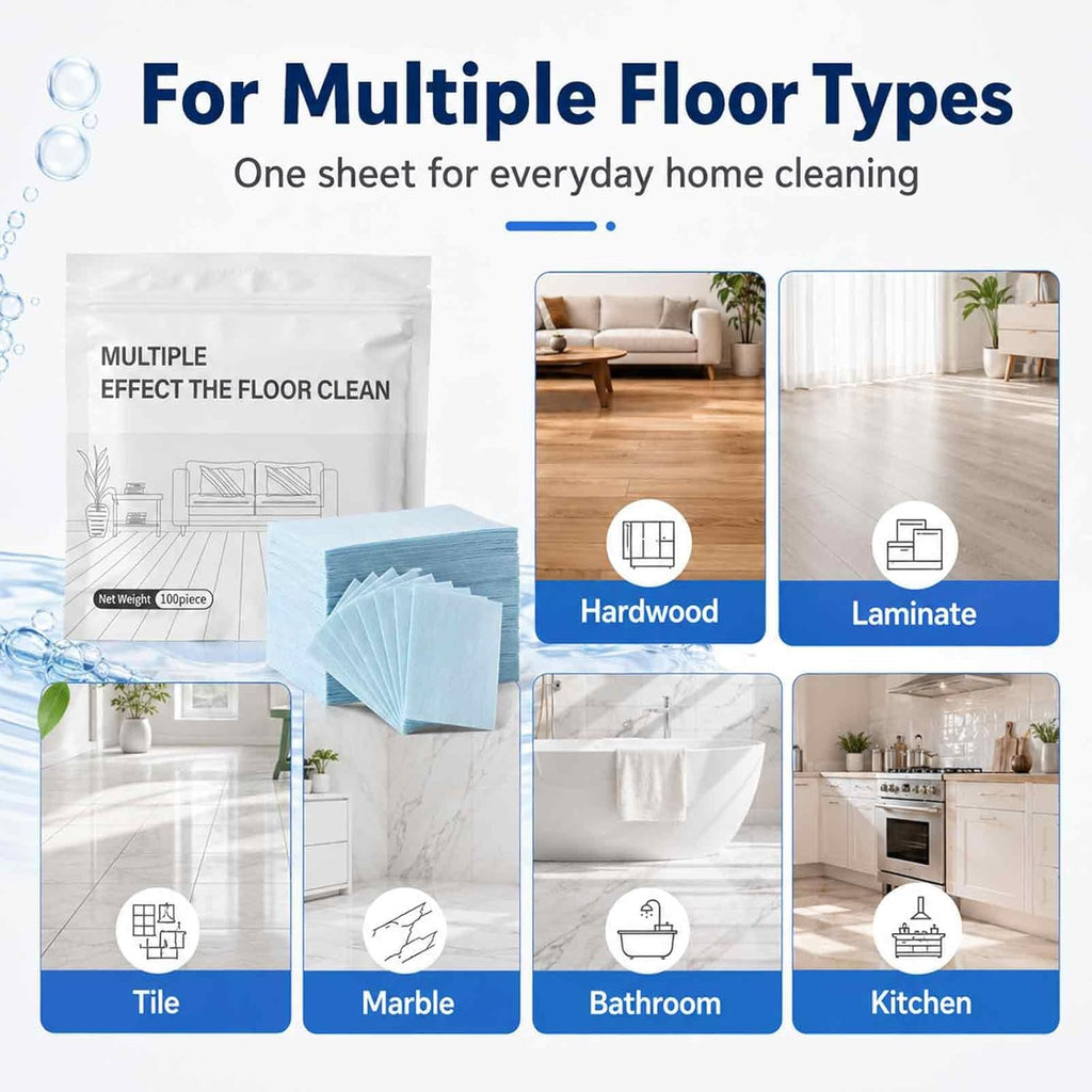 Multi-Effect Floor Clean Solution for Hardwood, Laminate, Tile (100 Piece) (PL)
