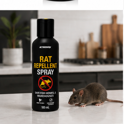 Rat Repellent Spray 100ml — Pack of 3 | Safe for Homes & Warehouses | Made in India