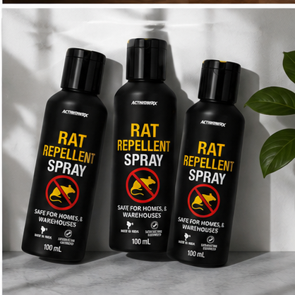 Rat Repellent Spray 100ml — Pack of 3 | Safe for Homes & Warehouses | Made in India