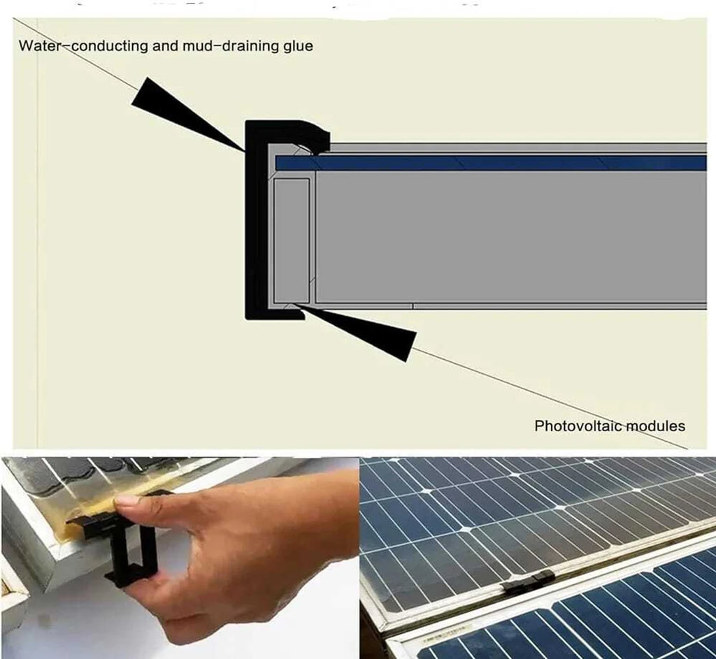Solar Panel Drainage Clips (10 Pcs)